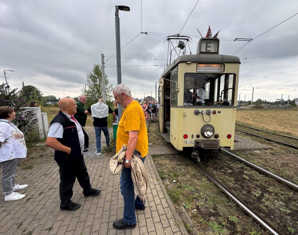 Mit dem Rheinbahn Mitarbeiter